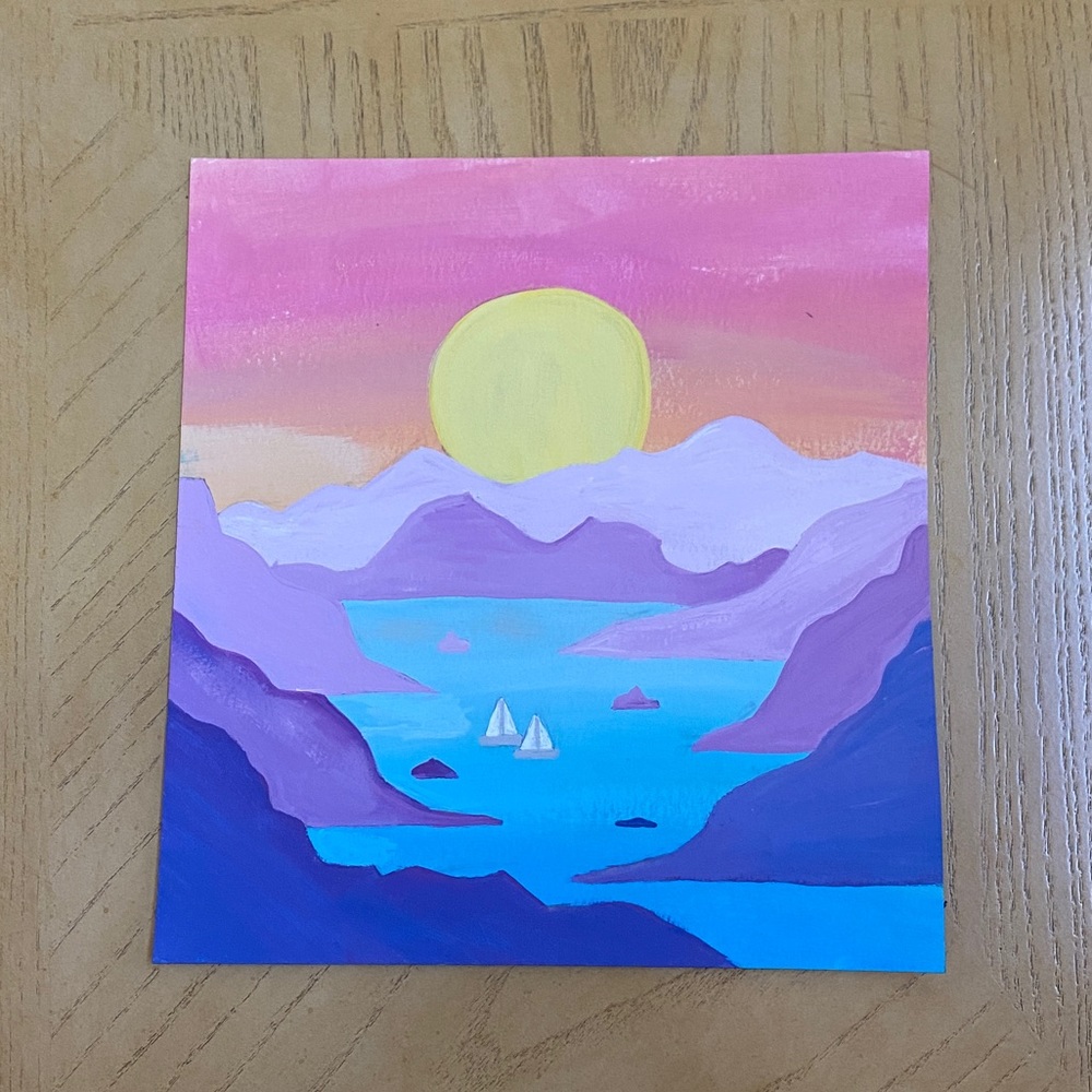 Surfaces Horizons Album Painting
